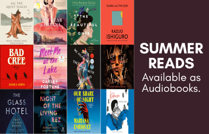 Summer Reads available as audiobooks.